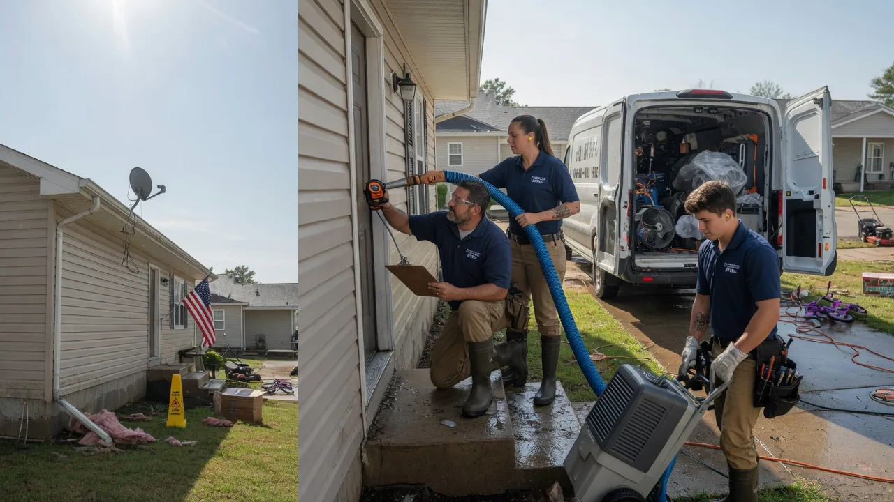 Ceiling Water Damage Restoration in Peggs, OK near me