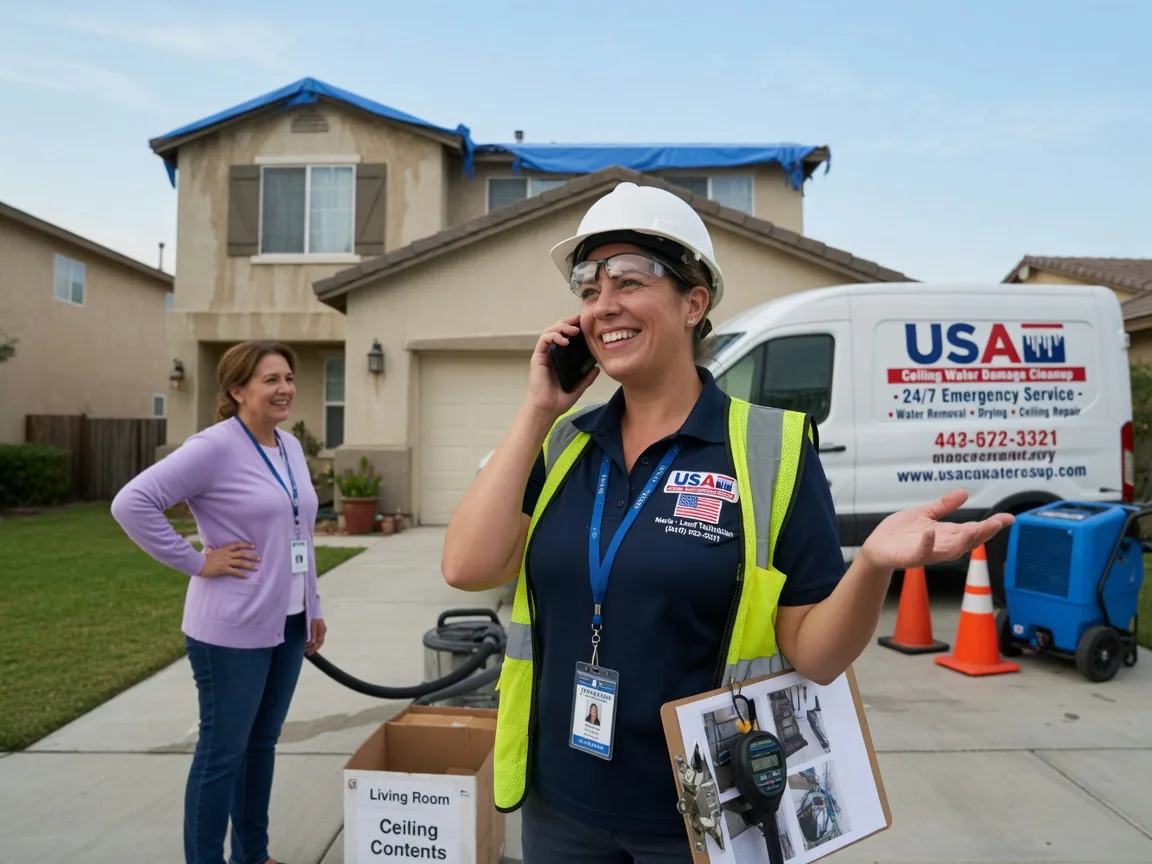 Ceiling Water Damage Restoration Peggs, OK FAQs